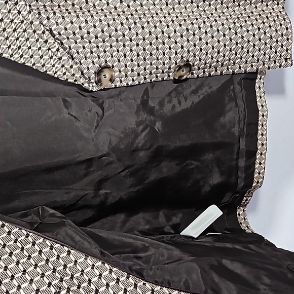 Ann Taylor Women's Brown Wool-Cotton Blend Button-Up Jacket Size 6 - Picture 9 of 9